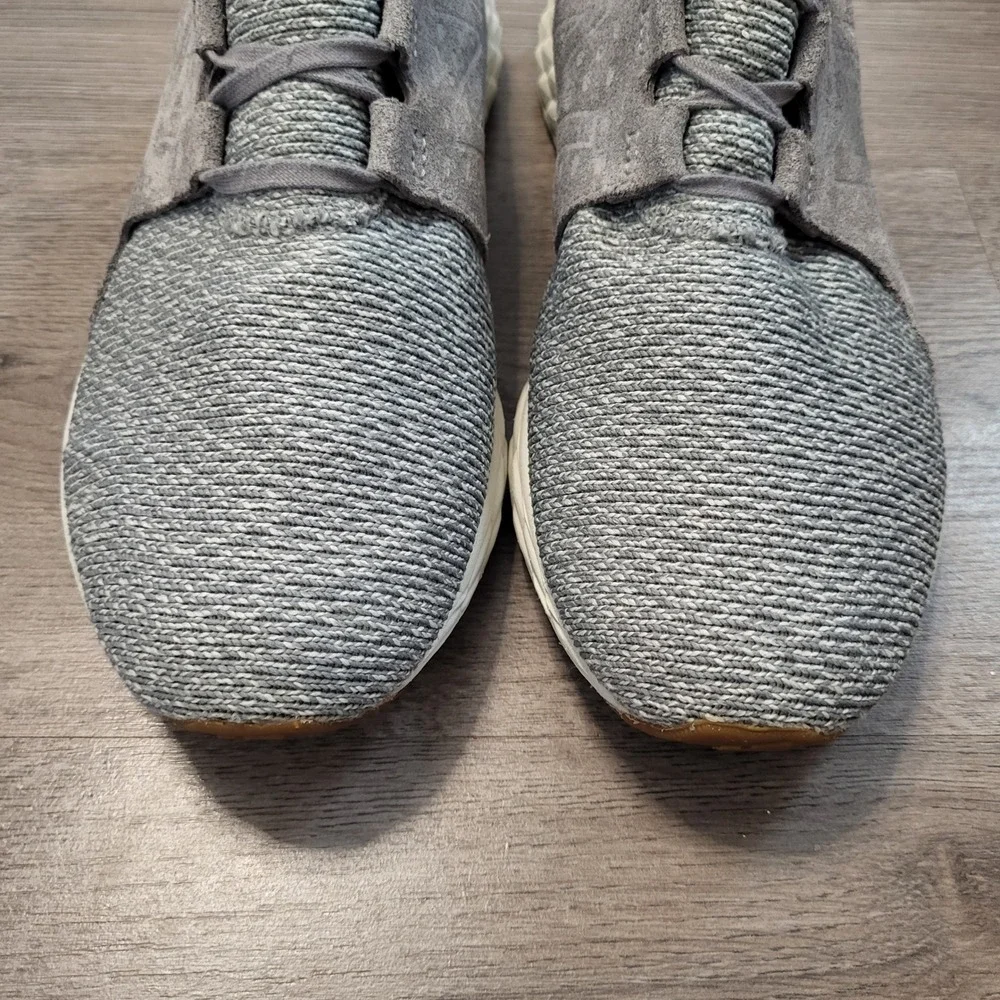 New Balance Fresh Foam Cruz v1 Gray Suede Knit Running Shoes Womens size 11